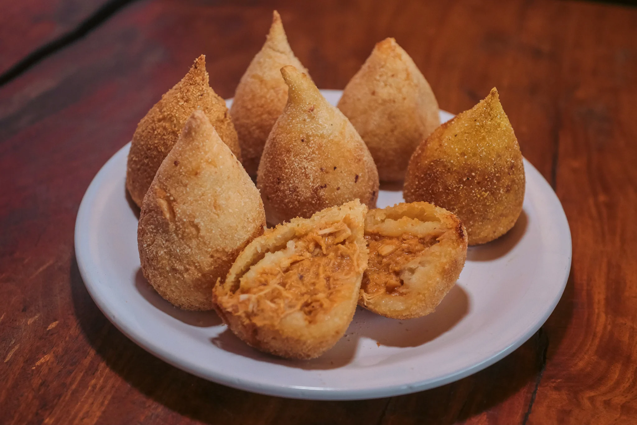 Coxinha de massa de Mandioca